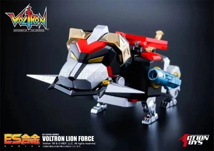 【MT】Action Toys ES Alloy Voltron Lion Force War God King Model Toy Mecha