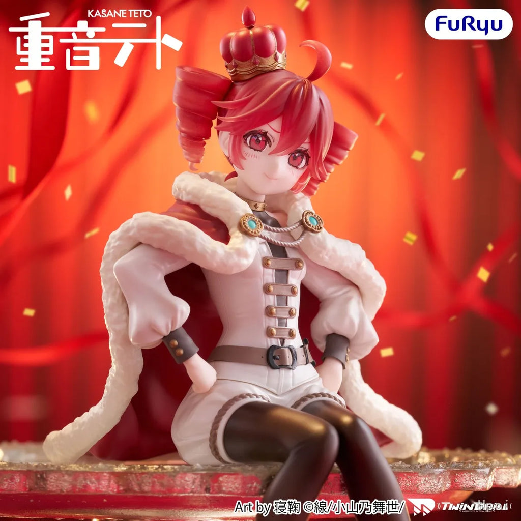 Original Genuine FuRyu Prepainted Noodle Stopper Figure Utau Kasane Teto Virtual Singer Figure Model Decoration Collection Gift