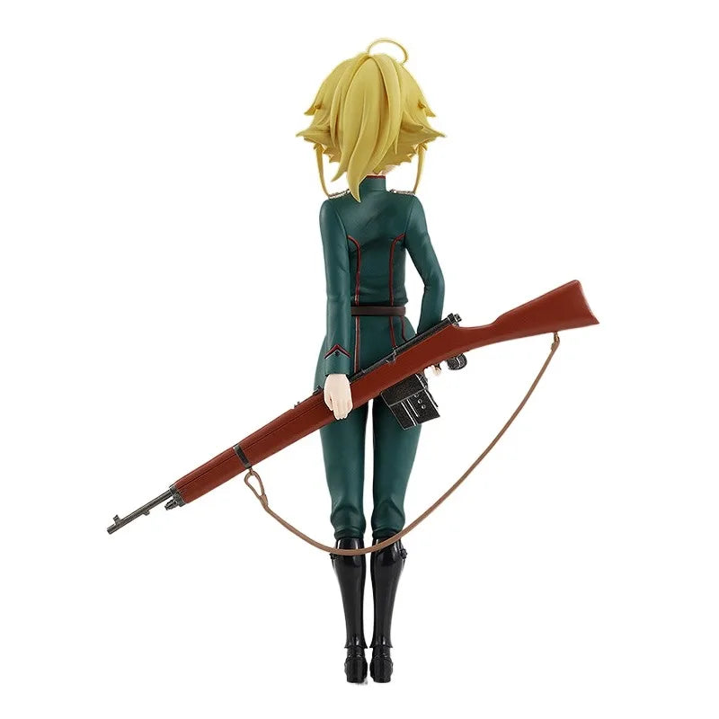 In Stock Genuine Good Smile Company Youjo Senki II Tanya Degurechaff Pop Up Parade Anime Figure Garage Kit Anime Cartoon