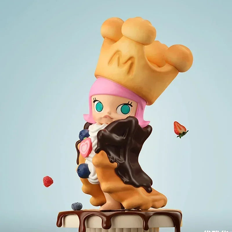 POP MART MOLLY Carb-Lover Series Mystery Box Anime PVC 100% Original Action Figure Collection Model Desktop Ornaments Doll Toys