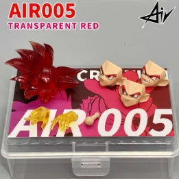 Air Toy Dragon Ball Shf Red God Breath Goku Head Accessories Super Saiyan God Son Goku Custom Heads Kit Accessories Figures