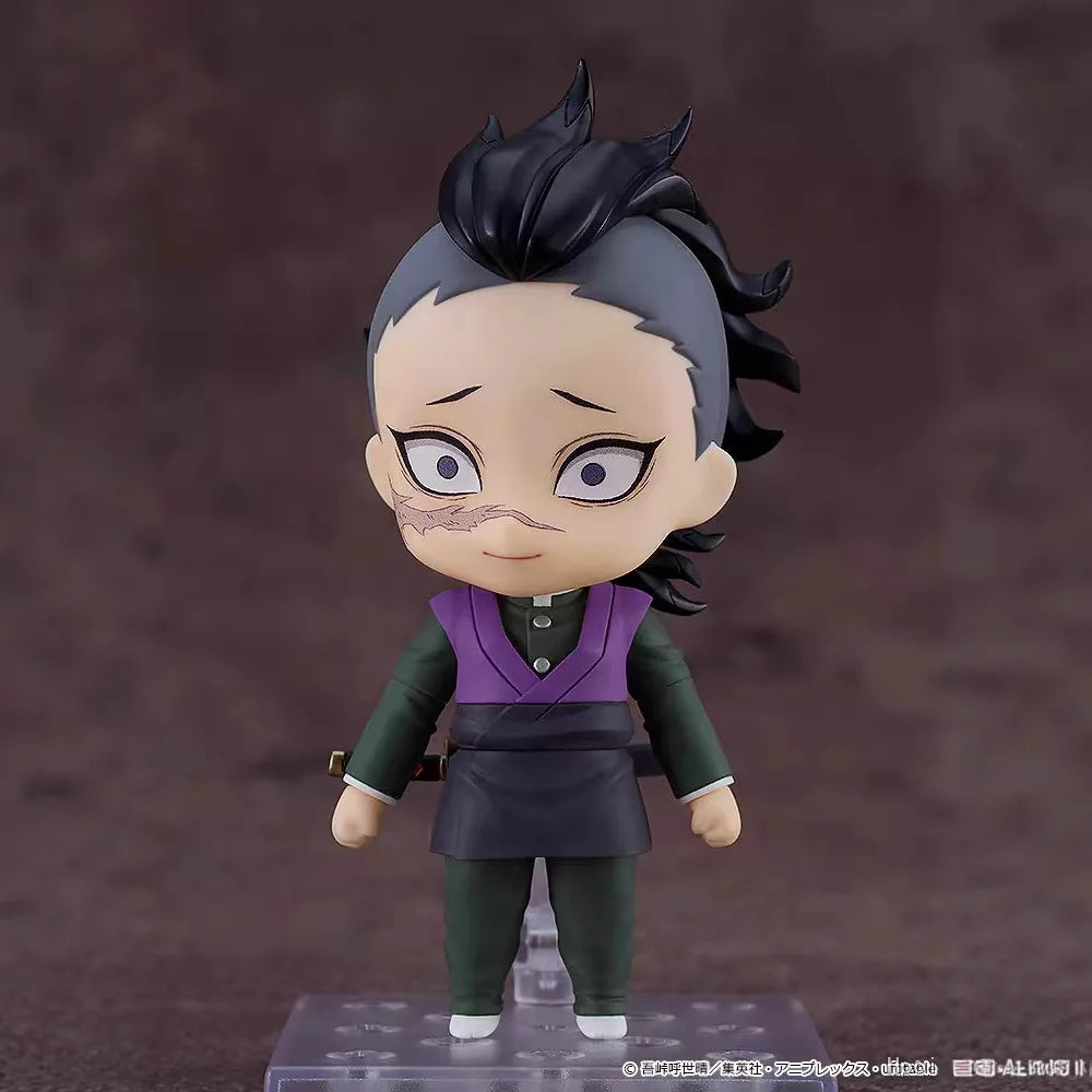 Anime Demon Slayer Genya Shinazugawa 2505 Articulated PVC figure Model Toys Gift 10cm