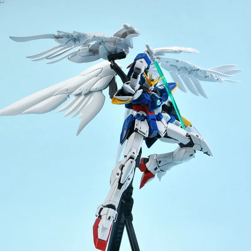 Bandai  MG 1/100 Master Grade WING GUNDAM ZERO EW Model Kit Assembly  Action Figure Model Toys Gift for Children