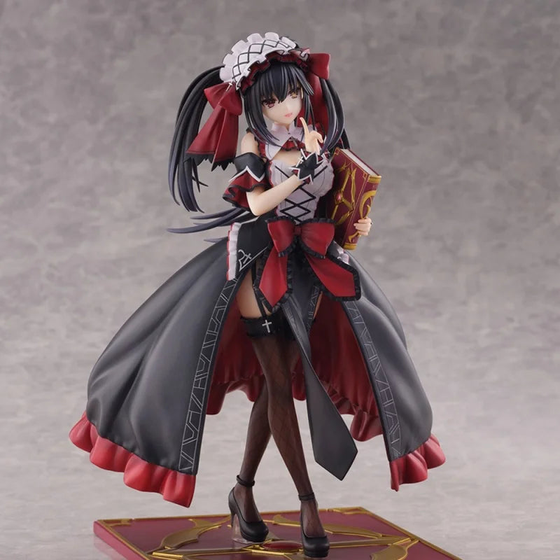 New Date A Live Kurumi Tokisaki 'Nibelcole' Anime Figure Gothic Lolita Spirit Collector Statue Desktop Ornaments Model Toy Gift