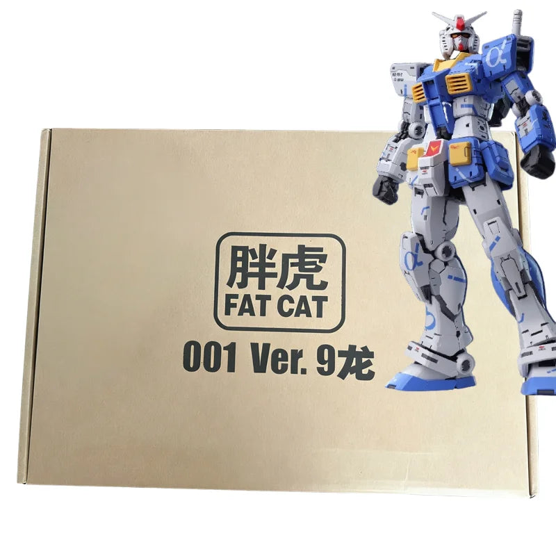 【IN STOCK】FAT CAT Model RX-78-2 2.0 MG 1/100 Assembly Model Kit Special RG Enlarged Version Action Figure Plastic Model Toy