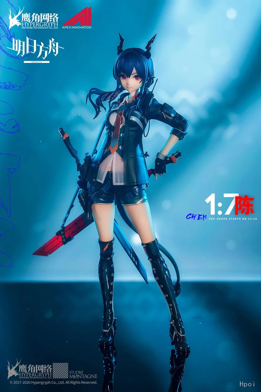 【TM】APEX-TOYS Arknights Chen 1/7 Action Figures  Models Toys Gifts Collection Ornaments