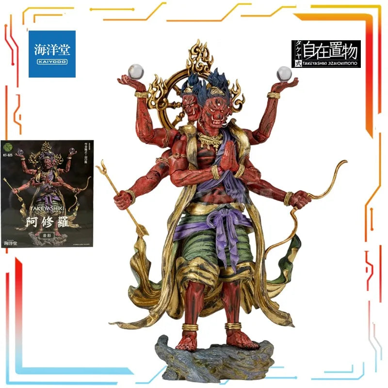 Kaiyodo Original Finished Product Movable Exquisite Figurine Series Asura Anime Toys Collectible Model Festival Gift for Boys
