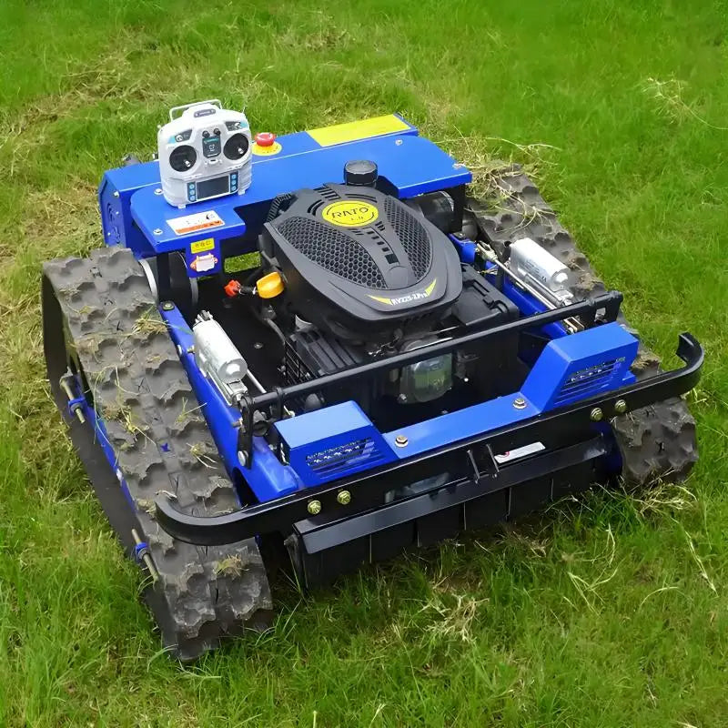 Direkt ab Werk CE/ISO-zertifizierter Verkauf Gartenraupen-Rasenmäher Benzin-Rasenmäher Ferngesteuerter Rasenmäher Roboter-Rasenmäher