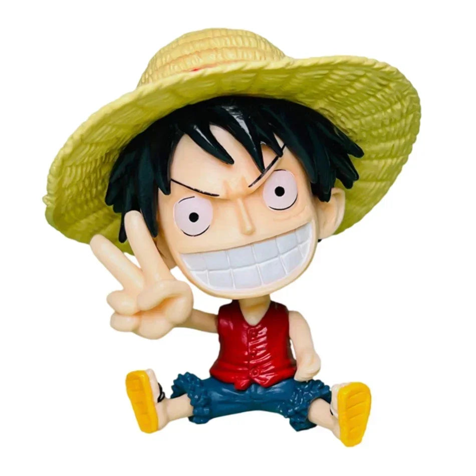 Anime One Piece Figure 17 Styles Zoro Luffy Sanji Ace Robin Nami Frank Usopp Brook Chopper PVC Decoration Figural Model Toy Gift