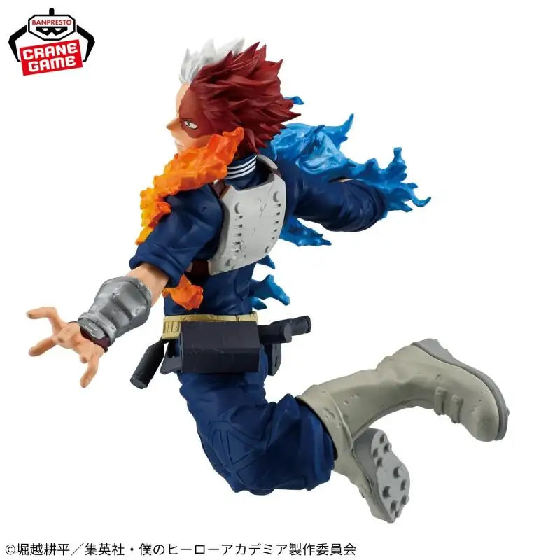 In stock BANPRESTO My Hero Academia Shoto Todoroki MAXIMATIC Anime Action Figures Model Toy Collections Birthday Gift