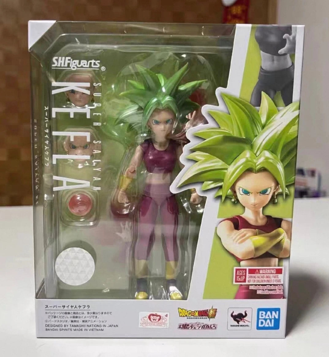 In Stock Bandai S H Figuarts Original Dragon Ball Kefla Doll New Boxed Action Figure Anime Characters Garage Model