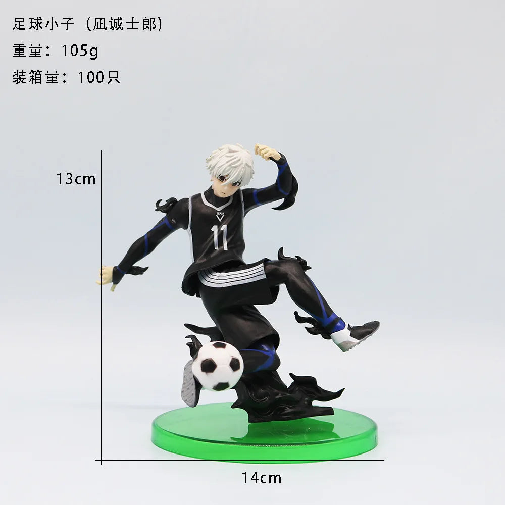 12CM Anime Gekijouban Blue Lock Episode Nagi Nagi Seishirou Figure Blue Lock Model Toy Gift Action Figure PVC