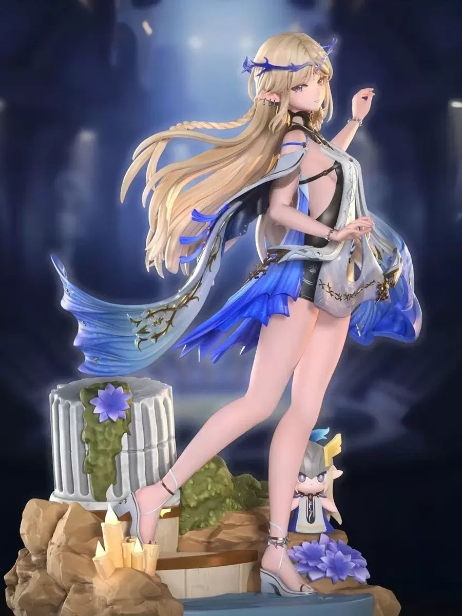 Wuthering Waves Cartethyia Standing Anime Figure GK Resin Collectible Model Desktop Ornament Birthday Gift