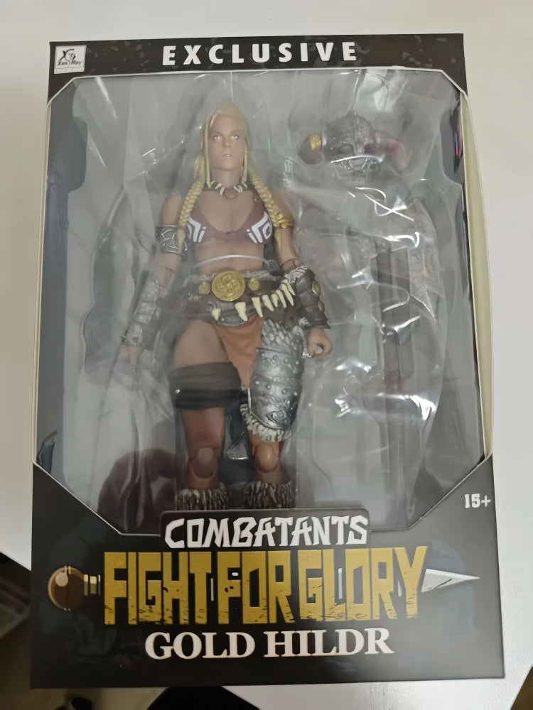 New 2025 Xesray Fight For Glory 1/12 Action Figure Combatants Event Gold Hildr Anime Model Collectible Figure Ornaments In Stock