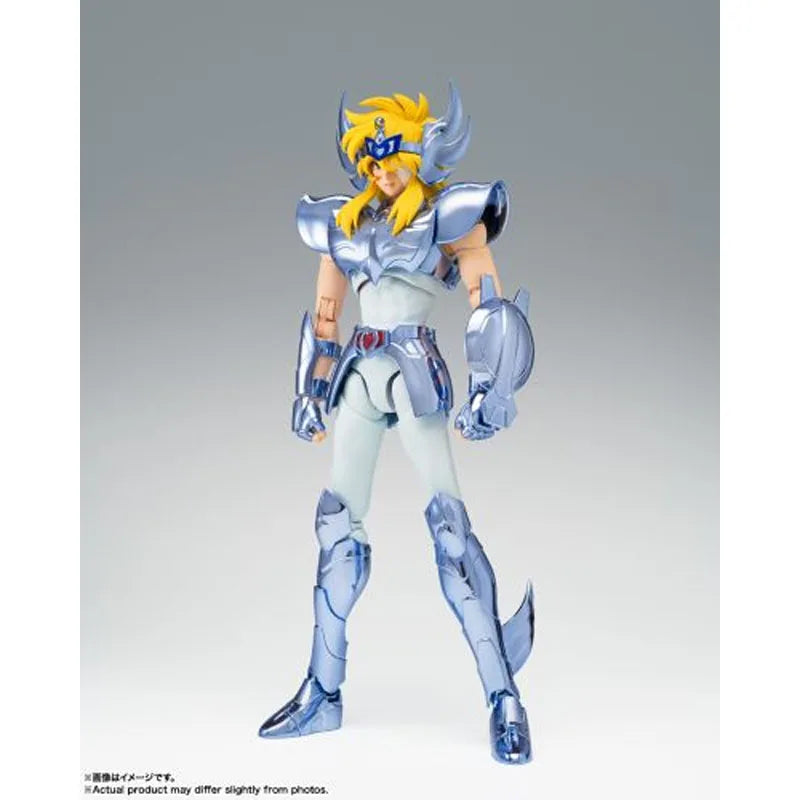 Bandai Original Myth Cloth EX Cygnus Hyoga 170mm Anime Action Figures Toys for Boys Christmas Gift Collectible Model Ornaments