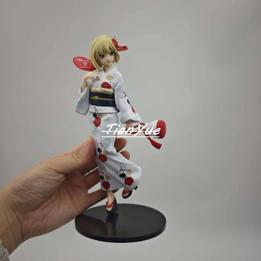 Lycoris Recoil Nishikigi Chisato and Takina Inoue Kimono Girl Action Figure Model Toy 20cm