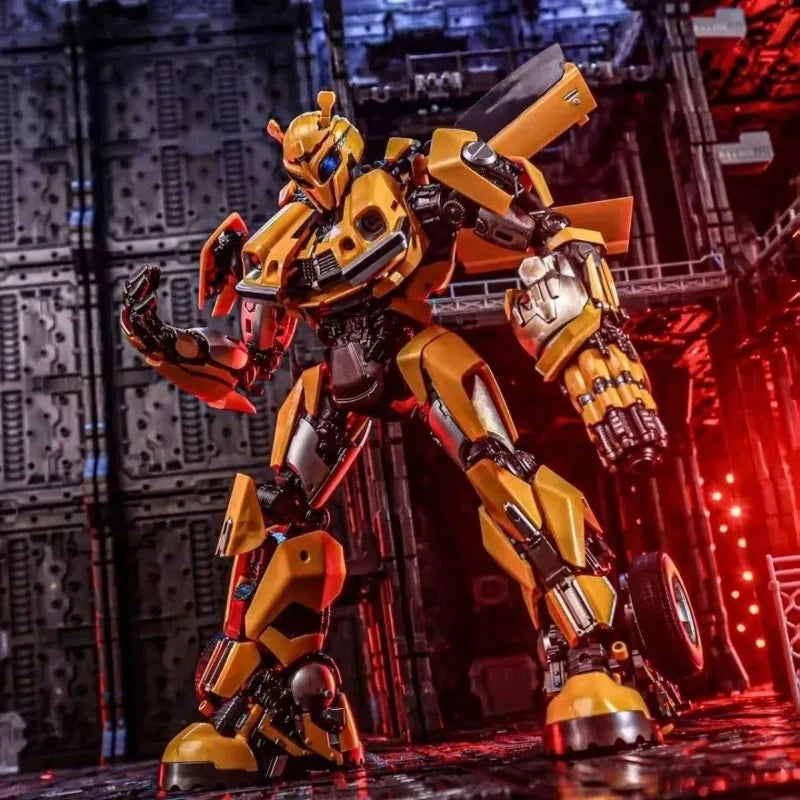 【New】Transformation Toy W-01 W-01 Bee Movable Robot Model Alloy Version Car Model Toy Gift Collection  [Spot Goods]