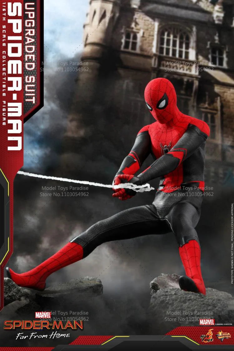 Original HOTTOYS MMS542 1/6 Collectible Toys Spider-Man Far From Home Super Hero Soldier 12'' Action Figure Model Fans Gifts
