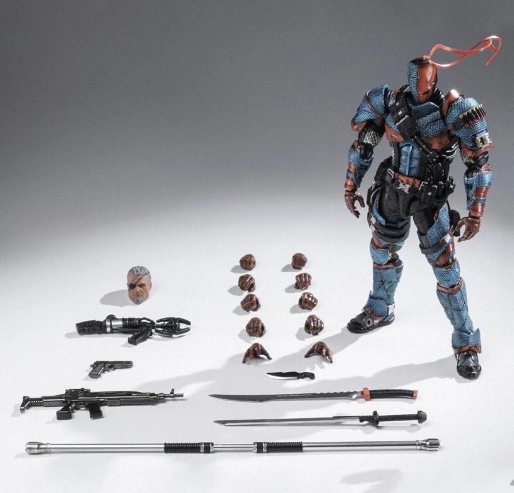 In Stock LPZZ 1/12 Scale DC Batman Deathstroke Red Hood Action Figure Arkham Knight Dark Nights Metal Gift Collectible