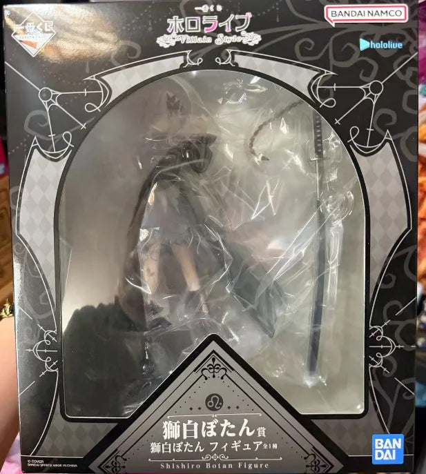 BANDAI Original Ichiban Kuji HoloLive Villain Style Shishiro Botan Figure Model Hobbies Collectible Desktop Decoration