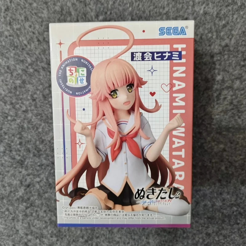 In Stock SEGA Original Genuine Anime Nukitashi The Animation Watarai Hinami Premium Figure 10cm Collections Model Toy Figures