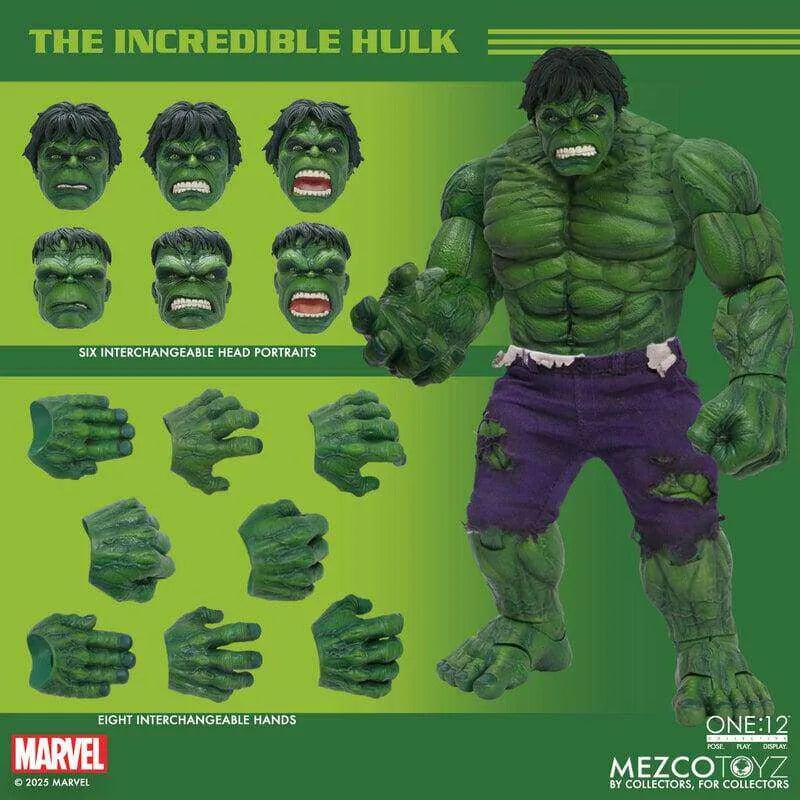 Presale 1/12 Scale Action Figures 19cm Dolls Movable Joint Invincible Hulk Model for 6inch Mezco Soldier Ornament Decor
