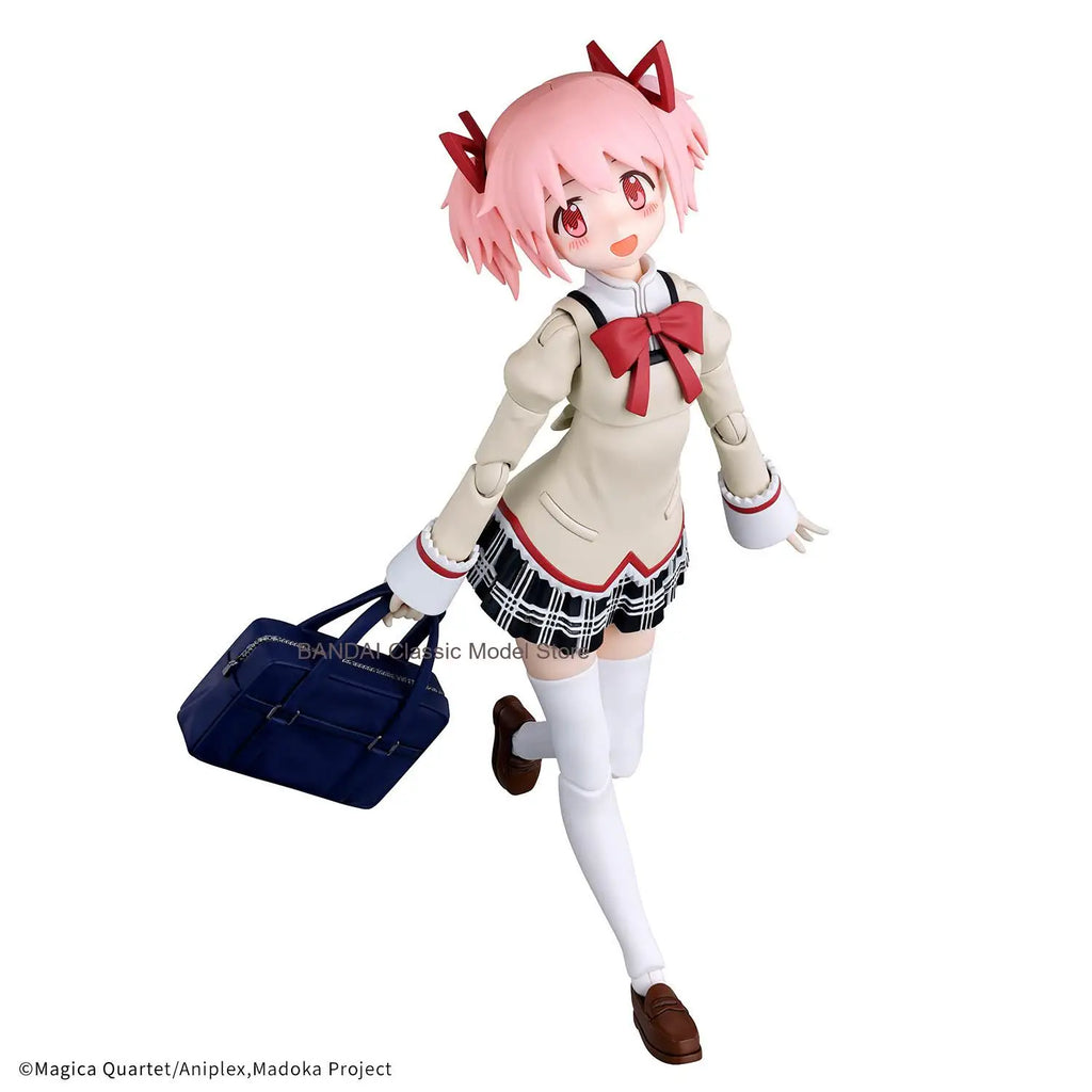 Assembly Bandai in Stock Original 30MP Madoka Magica Anime MADOKA KANAME(SCHOOL UNIFORM Ver.) Action Figures Toys Collectible