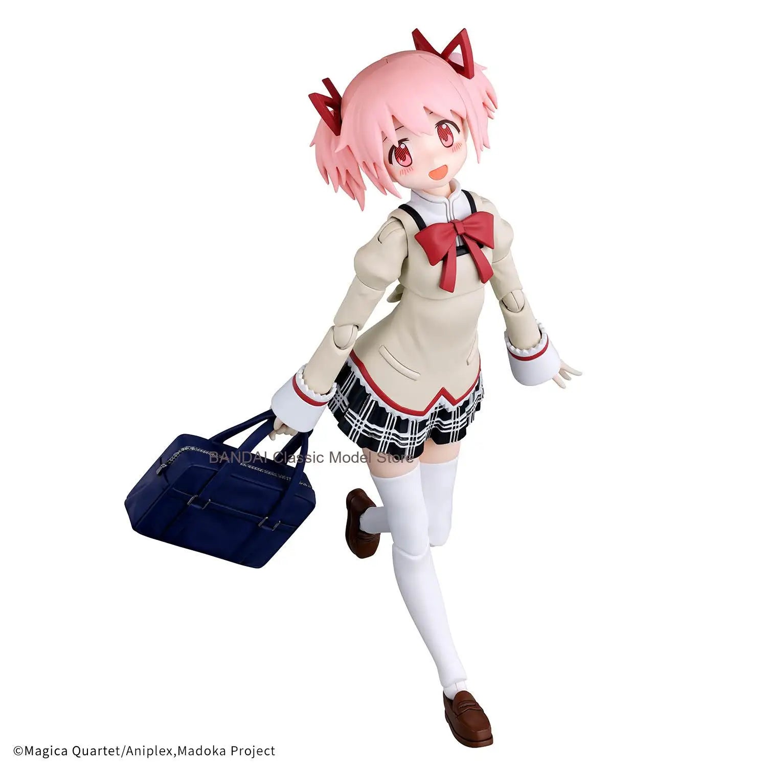 Assembly Bandai in Stock Original 30MP Madoka Magica Anime MADOKA KANAME(SCHOOL UNIFORM Ver.) Action Figures Toys Collectible