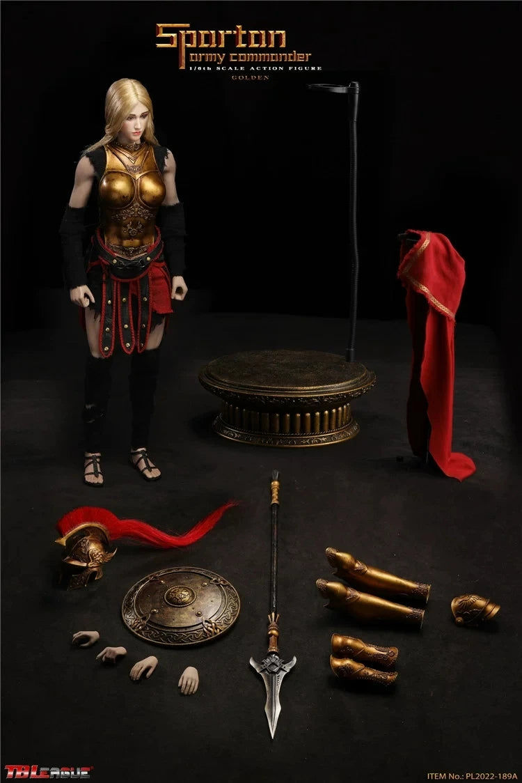 【MT】Original TBLeague PL2022-189A/B Spartan Army Commander Golden Black 1/6 Action Figure Model Collection