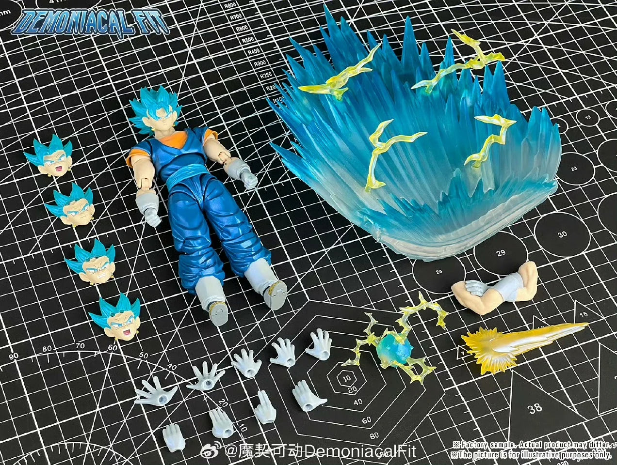 Demoniacal Fit Vegetto Dragon Ball Ultimate Trump Card Power That Even Gods Fear Vegetto Super Saiyan Vegito Action Figure toy