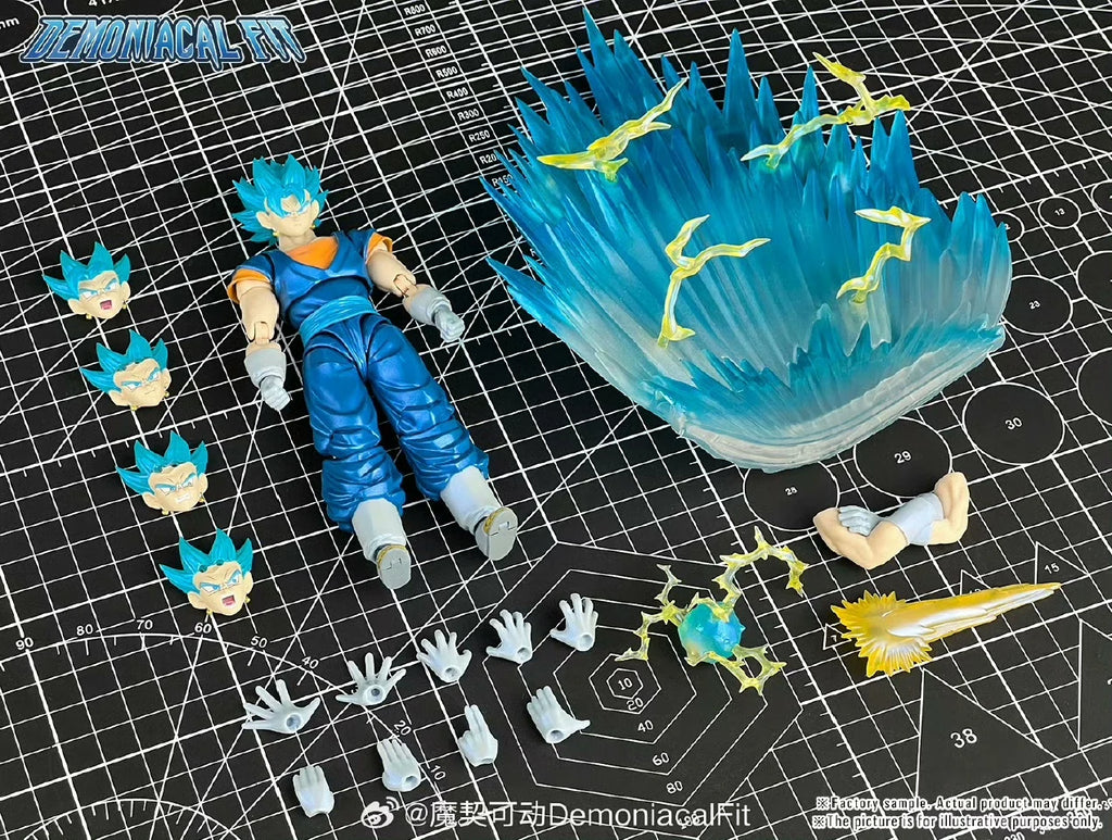 Demoniacal Fit Vegetto Dragon Ball Ultimate Trump Card Power That Even Gods Fear Vegetto Super Saiyan Vegito Action Figure toy