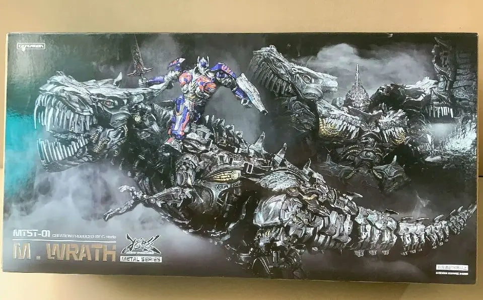 In STOCK Transformación G-CREATION Grimlock MTST-01 MTST01 WRATH Dinosaur Action Figure Robot Collectible Gifts
