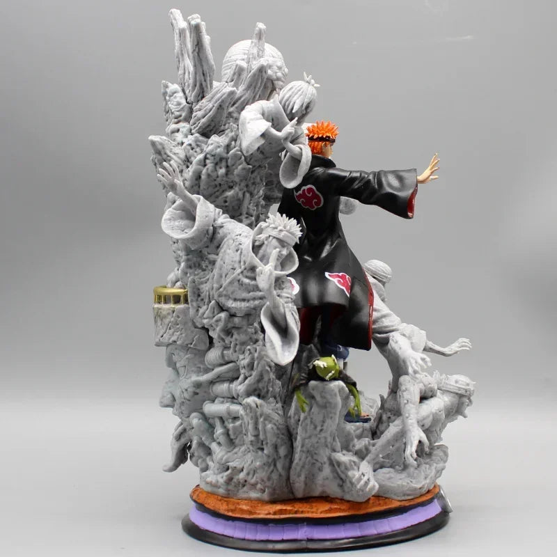 Naruto Anime Figur Akatsuki Pain 27cm Gk Figur PVC Statue Modell Puppe Ornament Sammlerstück Schreibtisch Dekor Spielzeug Kinder Weihnachtsgeschenke