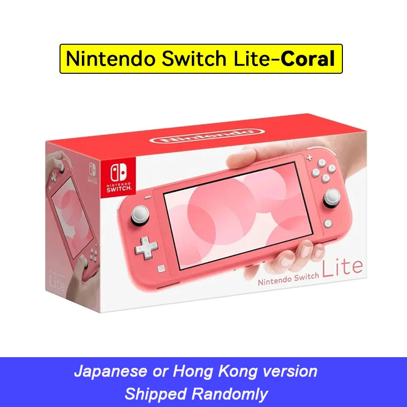 Nintendo Switch Lite Nintendo Switch Handheld Game Console 32G Internal Storage 5.5 inch LCD Touch Screen Bluetooth 4.1 Coral