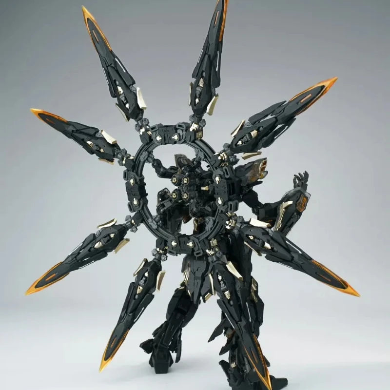 ALL INCLUSIVE FULLSION 1/100 Black Apocalypse Assembly Model Kit Alloy Skeleton Mecha Collectible Action Figures Ornament Gift