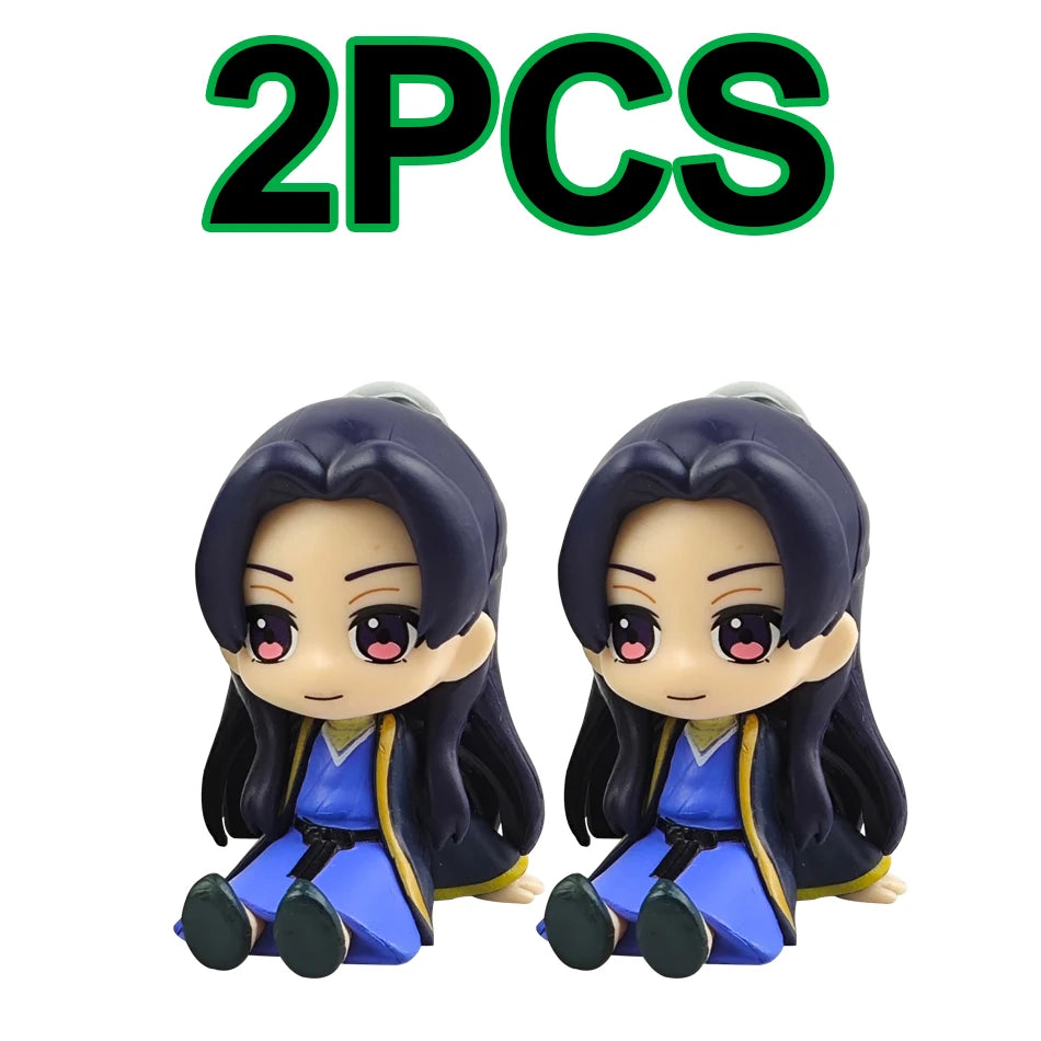 Q Version The Apothecary Diaries Maomao Jinshi Mini Figure Anime Periphery Kawaii Sitting Toys Desktop Car Ornaments Model Gifts