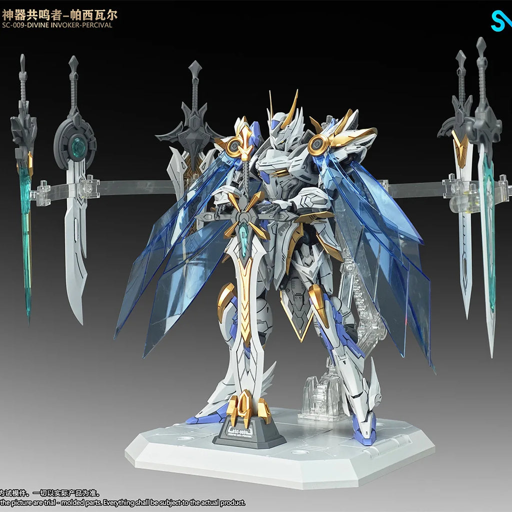SNAA Divine Invoker Percival Round Table Knights 1/144 Scale China Original Mecha Assembly Plastic Model Kit Collectible Figure