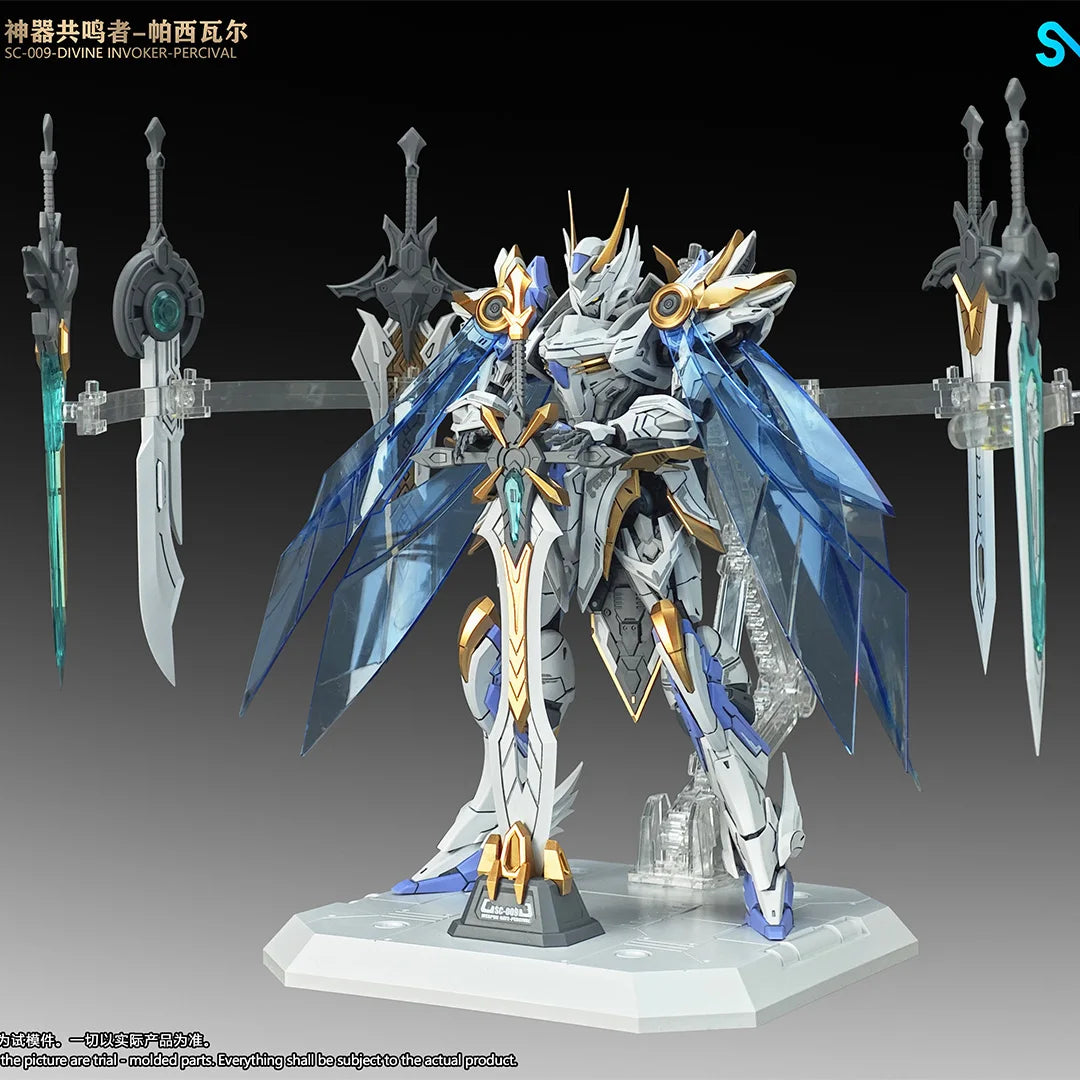 SNAA Divine Invoker Percival Round Table Knights 1/144 Scale China Original Mecha Assembly Plastic Model Kit Collectible Figure