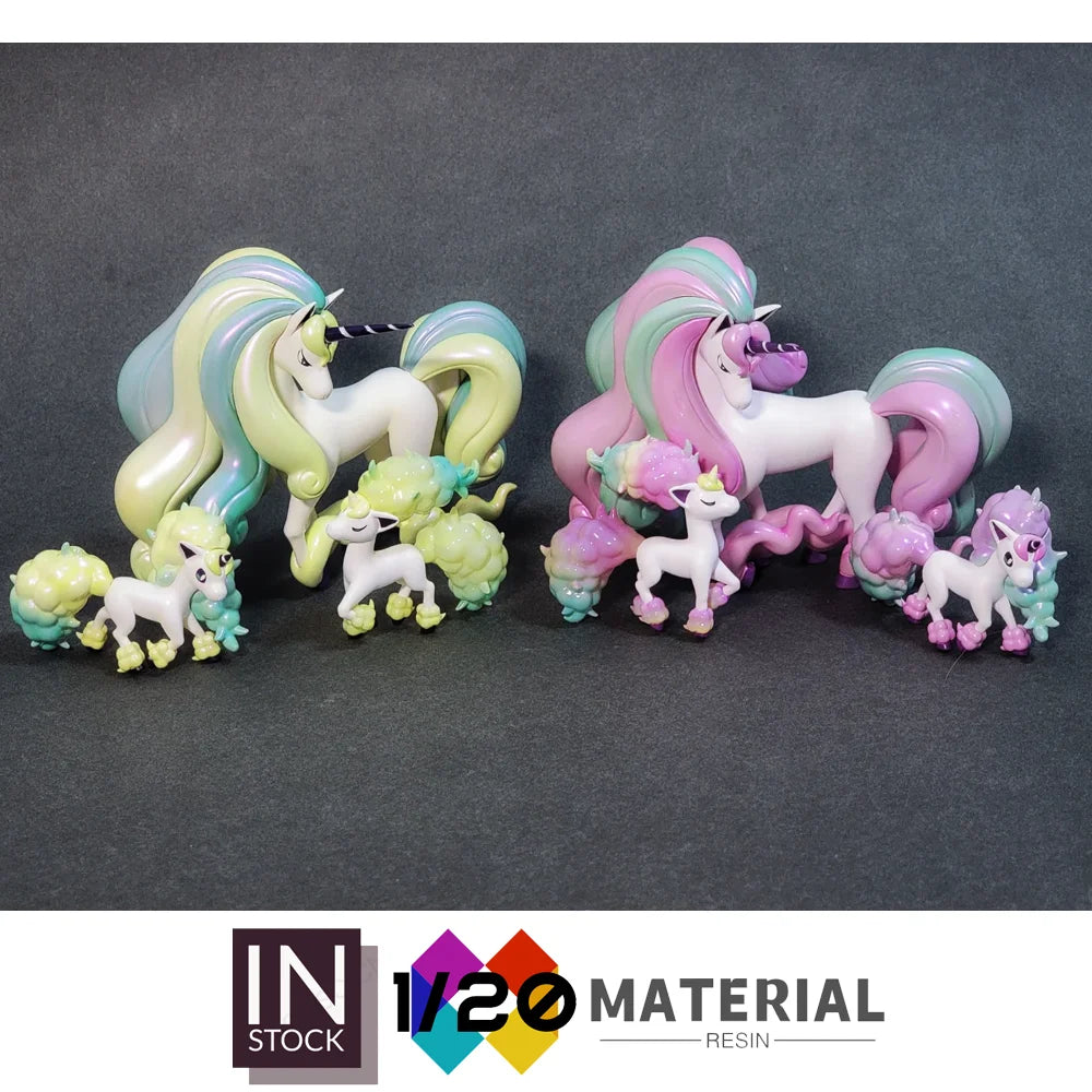 [In Stock]1/20 Resin Scale World [YH][LIMOUSINE] - Galarian Ponyta & Rapidash[Split RE-MENT]