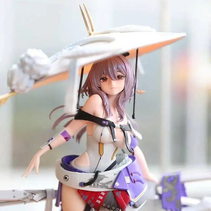 Anime GK Model 25cm Nikki Red Lotus Victory Goddess Handmade Statue Periphery Collection Ornament Toy Gift For Anime Fans