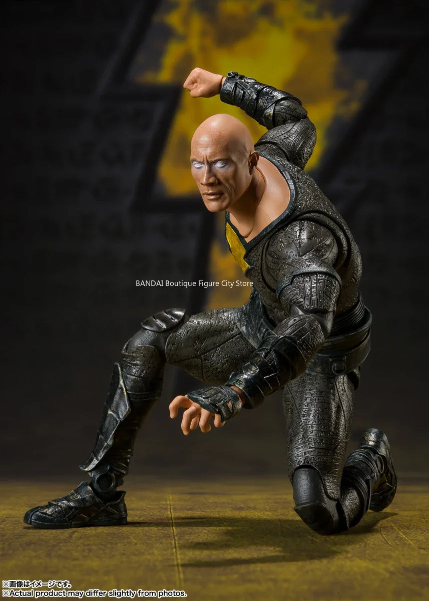 In Stock Genuine Bandai SHF American Series Black Adam Action Figure Model Doll Gift Collection Toy