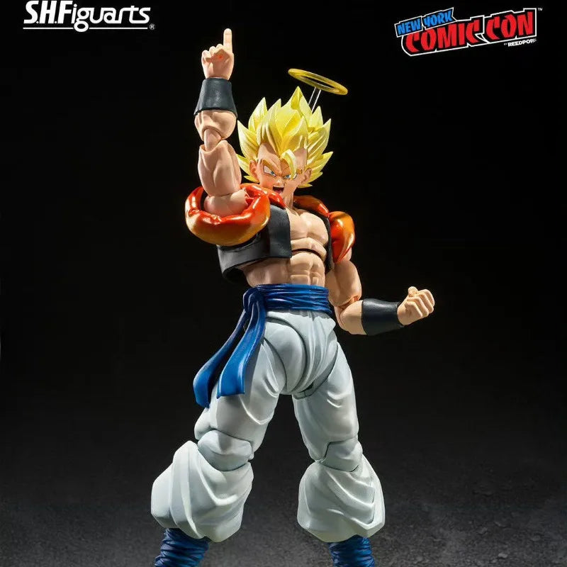 Fast Shipping Bandai Anime DRAGON BALL SHF SUPER SAIYAN GOGETA -EXCLUSIVE EDITION-Original Model Toy Action Figure Children Gift