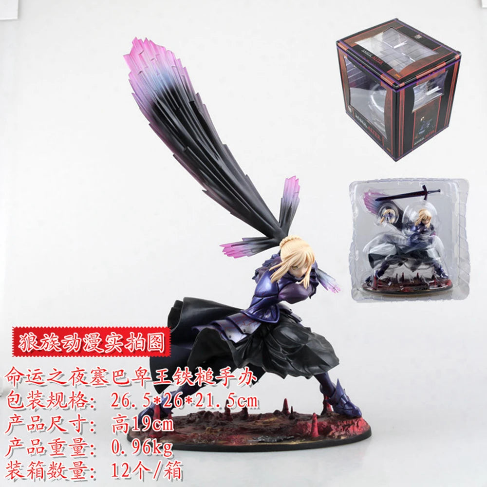 Anime Figur Fate/stay Night Altria Pendragon Alter Saber Modell PVC Sammlung Geschenk Spielzeug Skulptur Desktop Dekorationen 23CM