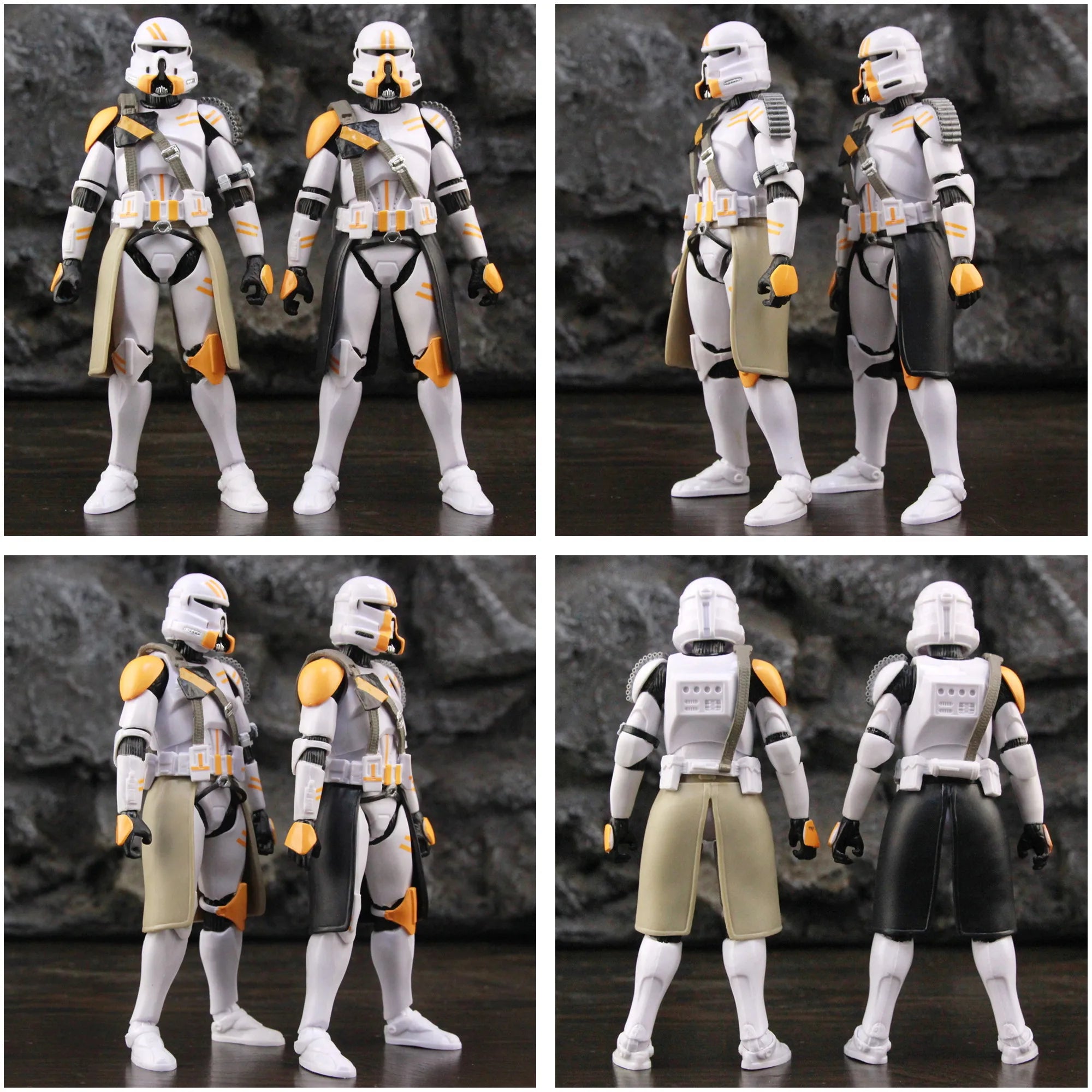 Star Wars 212th Attack Battalion 2nd Airborne Company Sniper Trooper 6" Action Figure Custom Doll Model Clone Toys