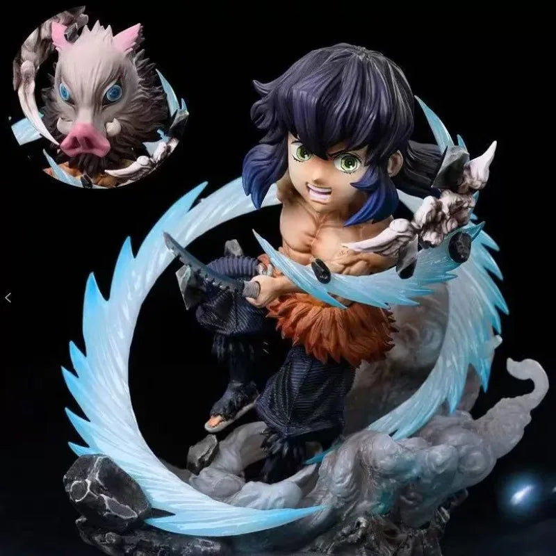 Hot 8-10CM Anime Demon Slayer Figure Kamado Tanjirou Agatsuma Zenitsu Nezuko Action Toy Warrior PVC Model Collectibl Toy Gifts