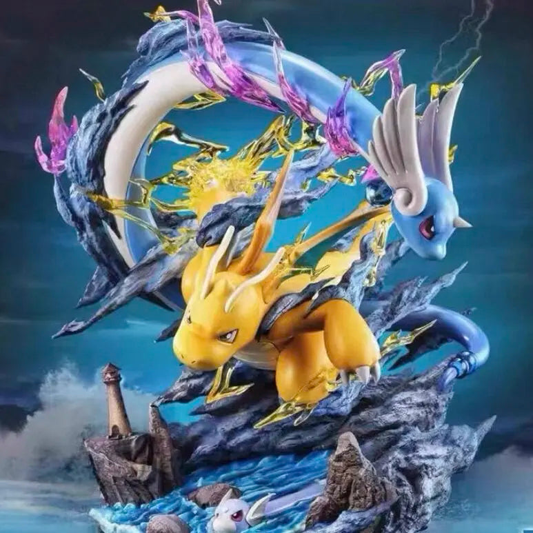 30cm Gk Figure Fantasy Charizard Dragon Evolution Set Statue Desk Decor Collectible Toy Anime Trendy Peripheral Birthday Gift