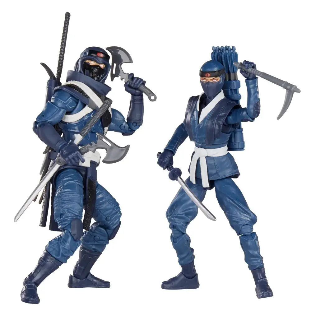 Hasbro G.I. Joe GI JOE Classified Series 6" 051 Blue Ninjas 2-Pack Action Figure Model Toy Collection Hobby Gift