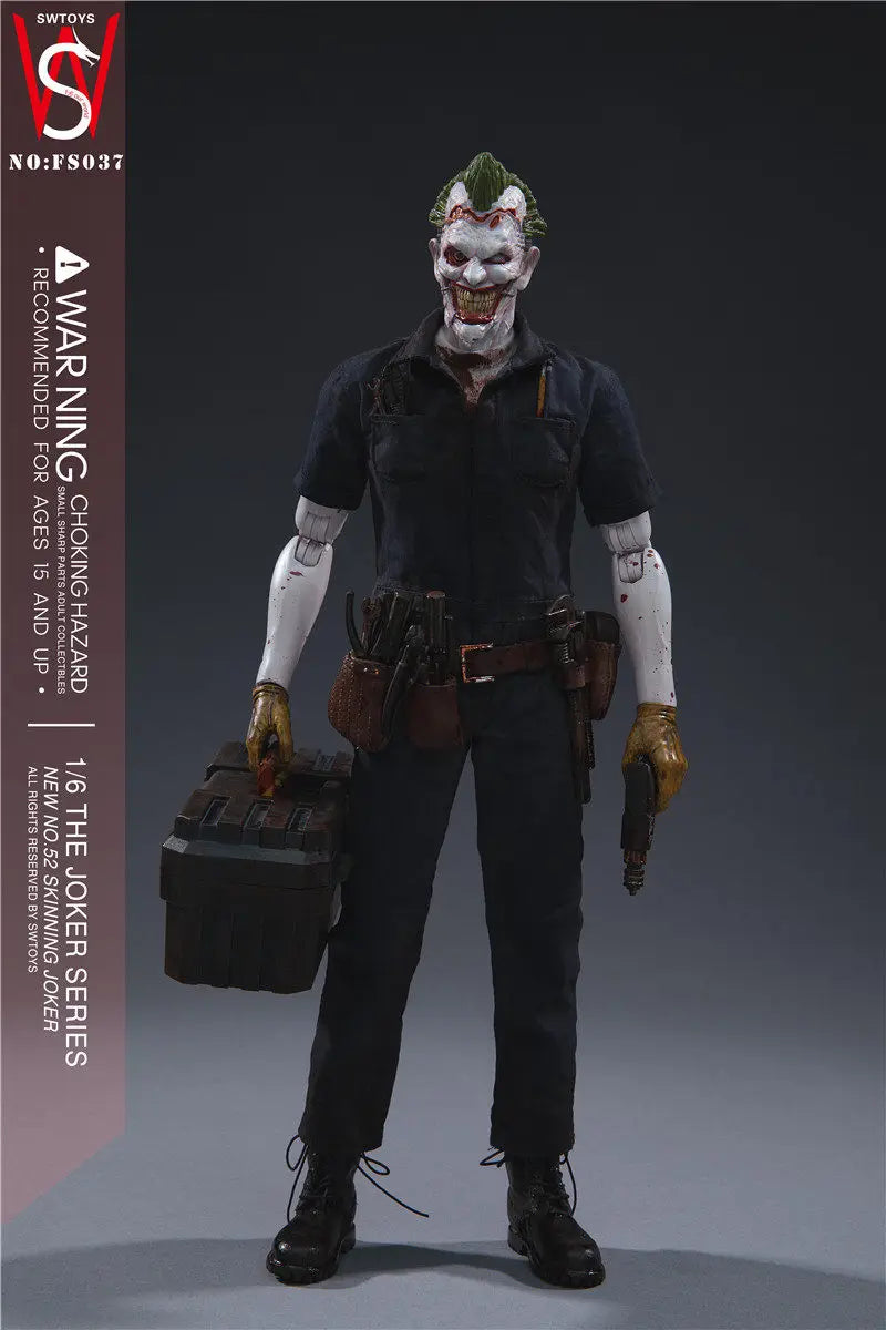 SWTOYS Original 1 \ 6 Action Figure Series NO: FS037 New 52 Skinned Clown Action Figure Model Toys Movable Model Gifts Fo Boys