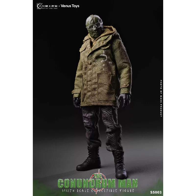 In Stock Six Feet Lane Studio x Venus Toys 1/12 Charming SS003 Riddler Action Figure Collectible Toy
