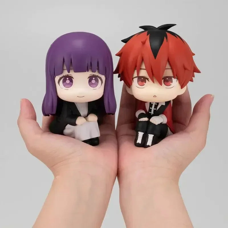 Anime Beyond Journey End Frieren Figure Fern Action Figures Cute Stark Figurine Look Up Model Decor Dolls PVC Collectible Toys